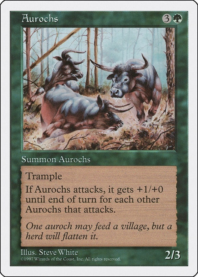 Image for Aurochs [Fifth Edition]