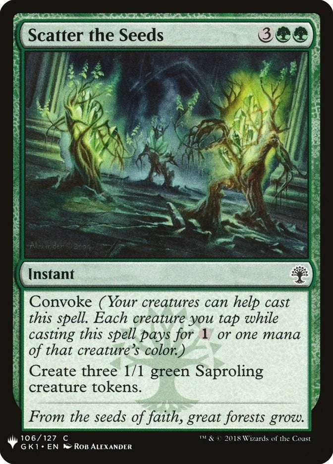 Image for Scatter the Seeds (106) [The List Reprints]