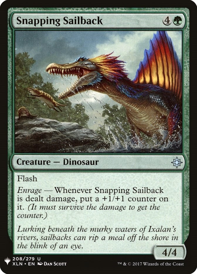 Image for Snapping Sailback (208) [The List Reprints]