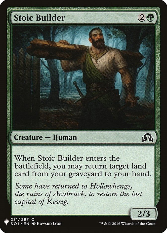Image for Stoic Builder (231) [The List Reprints]