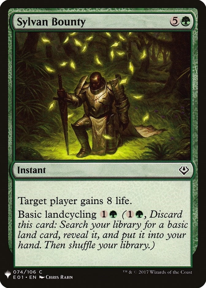 Image for Sylvan Bounty (74) [The List Reprints]