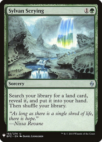 Image for Sylvan Scrying (192) [The List Reprints]