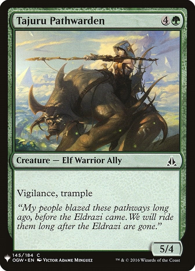 Image for Tajuru Pathwarden (145) [The List Reprints]