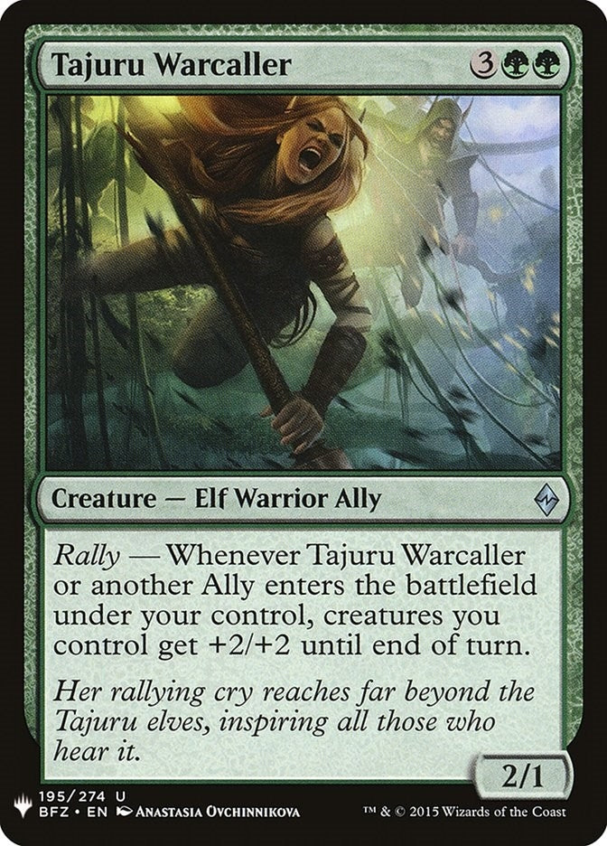 Image for Tajuru Warcaller (195) [The List Reprints]