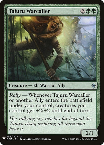 Image for Tajuru Warcaller (195) [The List Reprints]