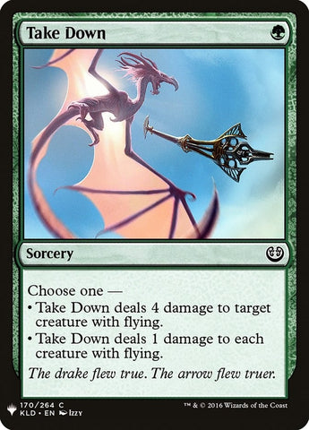 Image for Take Down (170) [The List Reprints]