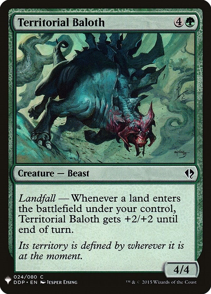 Image for Territorial Baloth (24) [The List Reprints]
