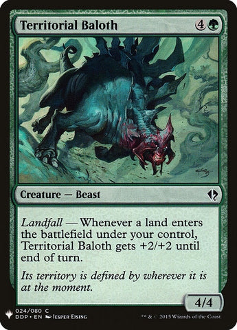 Image for Territorial Baloth (24) [The List Reprints]