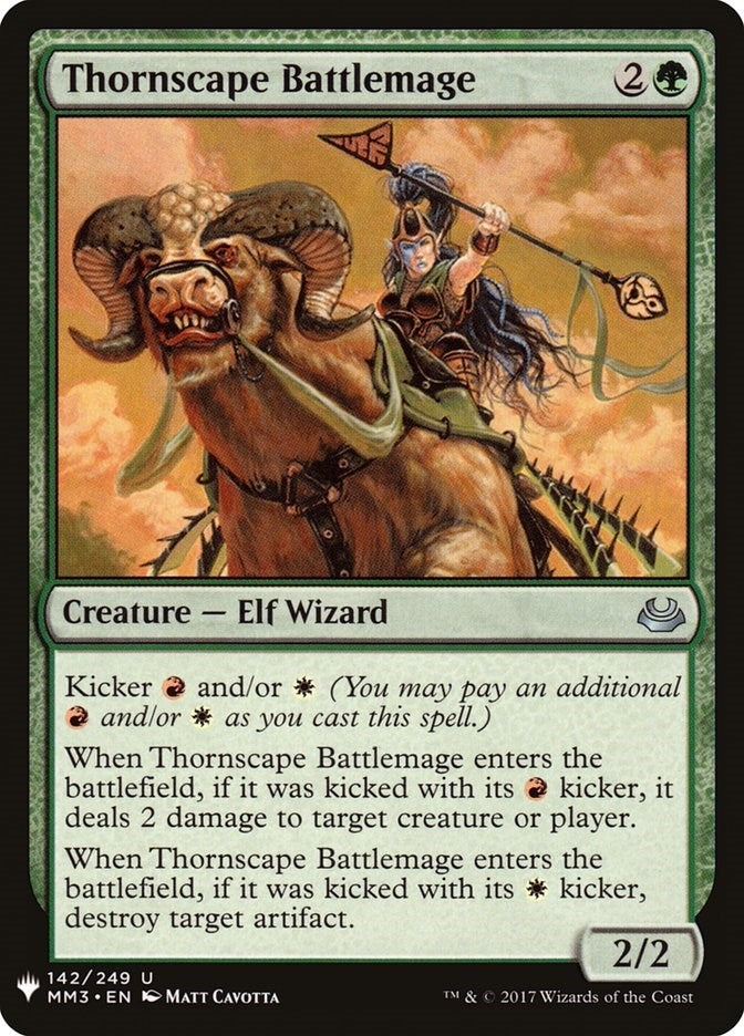 Image for Thornscape Battlemage (142) [The List Reprints]