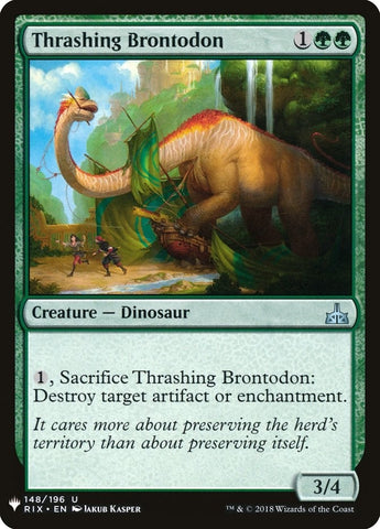 Image for Thrashing Brontodon (148) [The List Reprints]