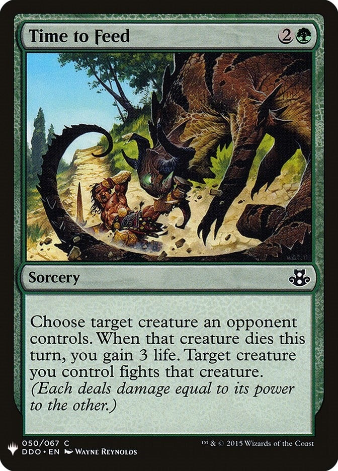 Image for Time to Feed (50) [The List Reprints]