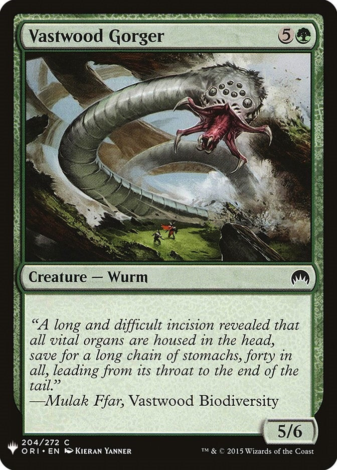 Image for Vastwood Gorger (204) [The List Reprints]