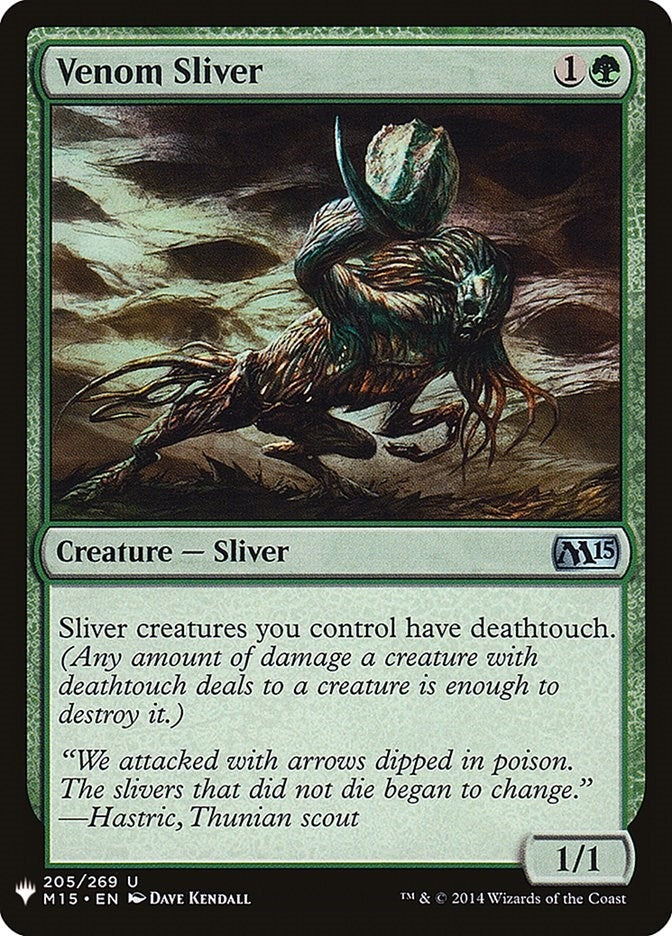 Image for Venom Sliver (205) [The List Reprints]