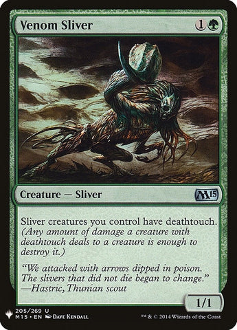 Image for Venom Sliver (205) [The List Reprints]
