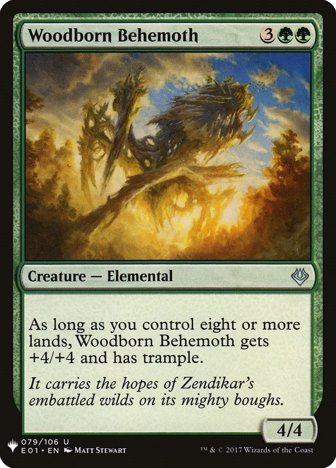 Image for Woodborn Behemoth (79) [The List Reprints]