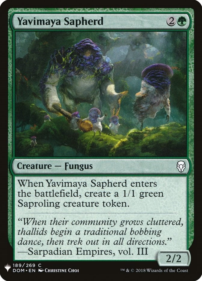 Image for Yavimaya Sapherd (189) [The List Reprints]