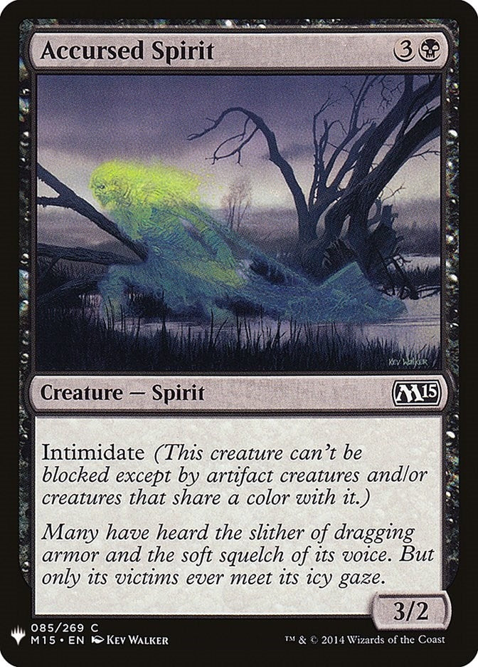 Image for Accursed Spirit (85) [The List Reprints]