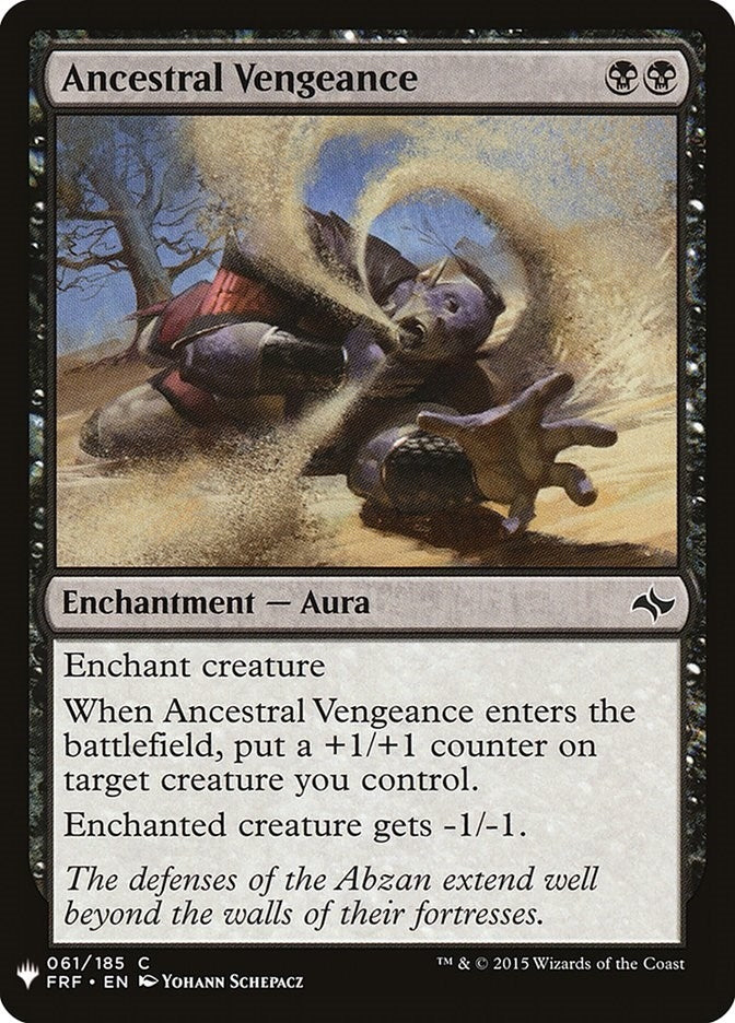 Image for Ancestral Vengeance (61) [The List Reprints]