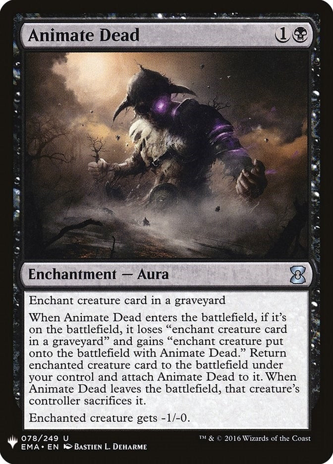 Image for Animate Dead (78) [The List Reprints]