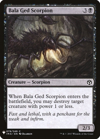 Image for Bala Ged Scorpion (79) [The List Reprints]