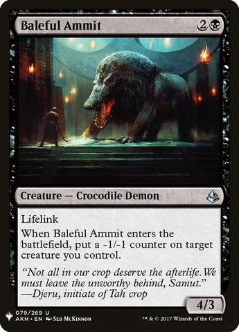 Image for Baleful Ammit (79) [The List Reprints]