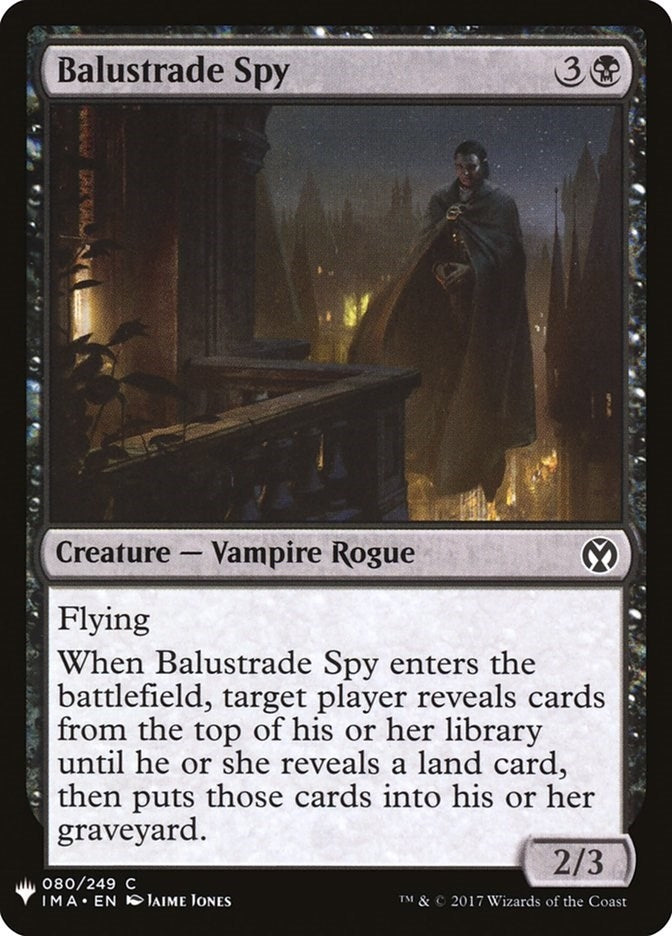 Image for Balustrade Spy (80) [The List Reprints]