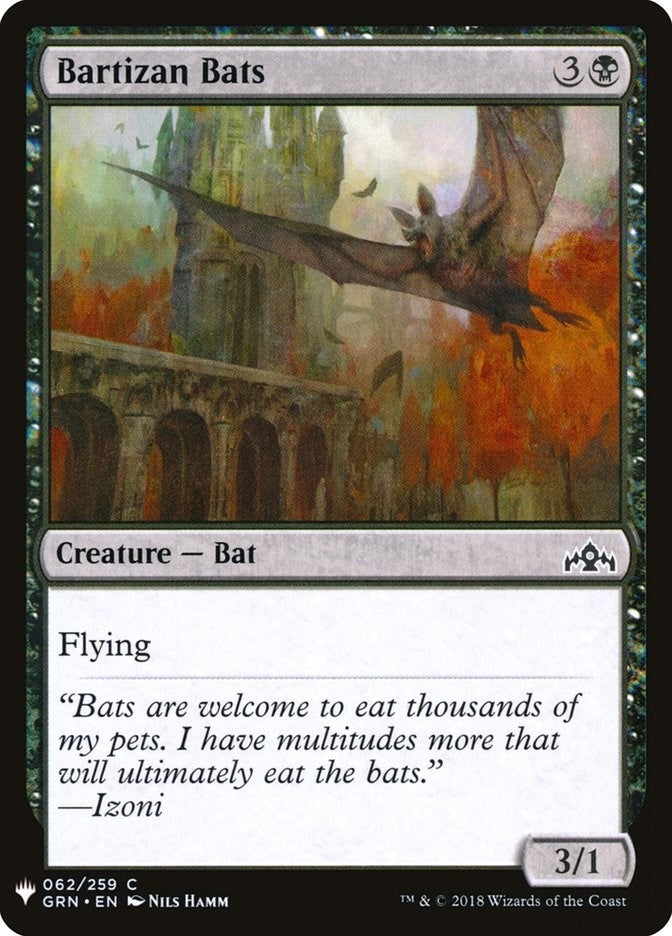 Image for Bartizan Bats (62) [The List Reprints]