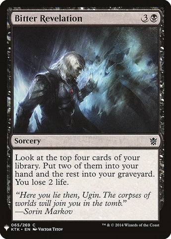 Image for Bitter Revelation (65) [The List Reprints]