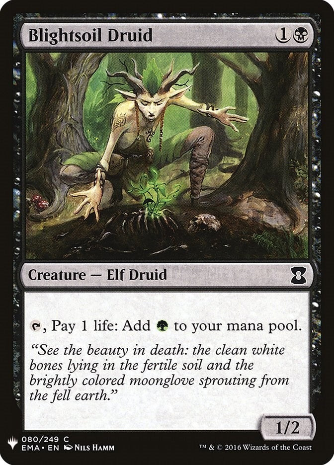 Image for Blightsoil Druid (80) [The List Reprints]