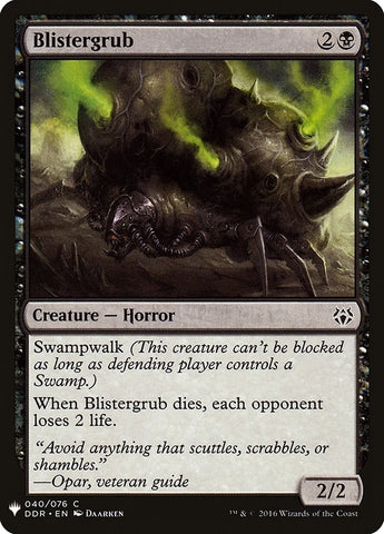 Image for Blistergrub (40) [The List Reprints]