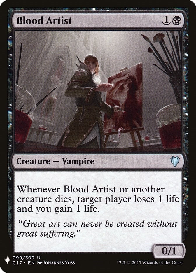 Image for Blood Artist (99) [The List Reprints]