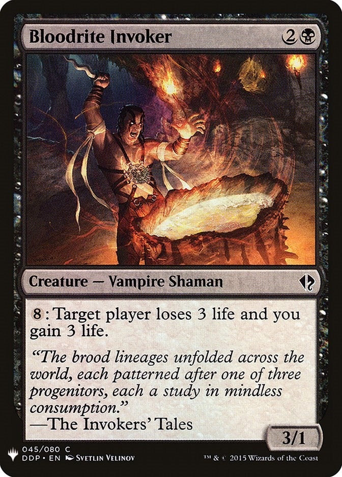 Image for Bloodrite Invoker (45) [The List Reprints]