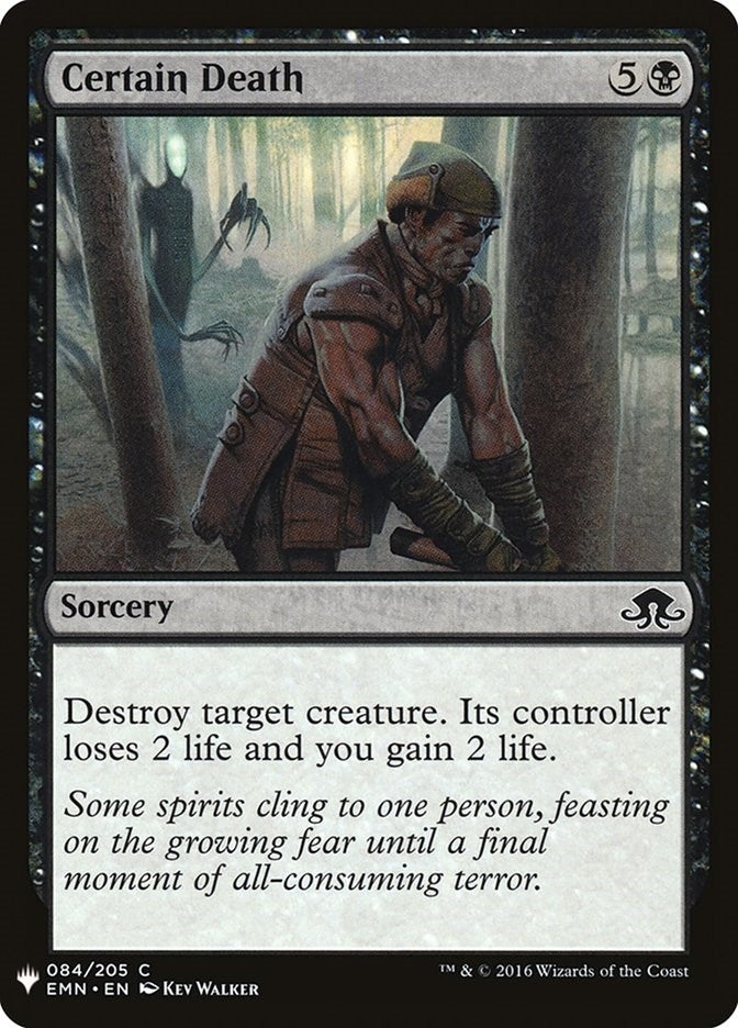 Image for Certain Death (84) [The List Reprints]