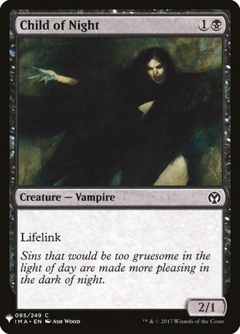 Image for Child of Night (85) [The List Reprints]