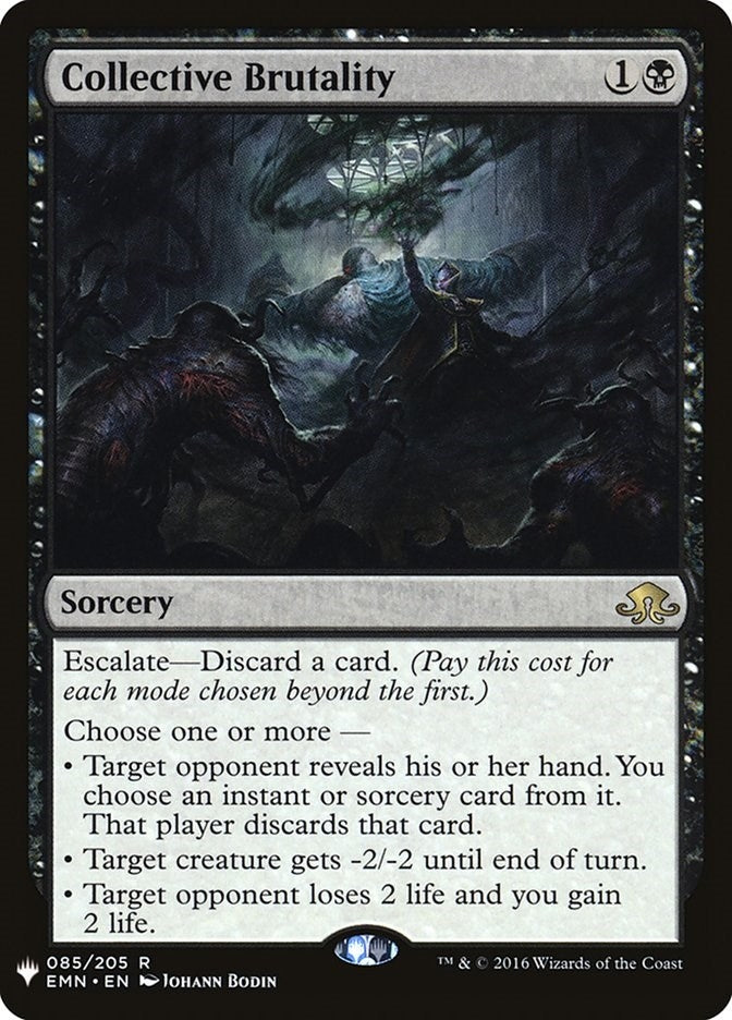 Image for Collective Brutality (85) [The List Reprints]