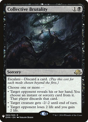 Image for Collective Brutality (85) [The List Reprints]