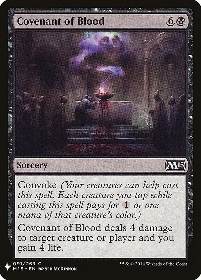 Image for Covenant of Blood (91) [The List Reprints]