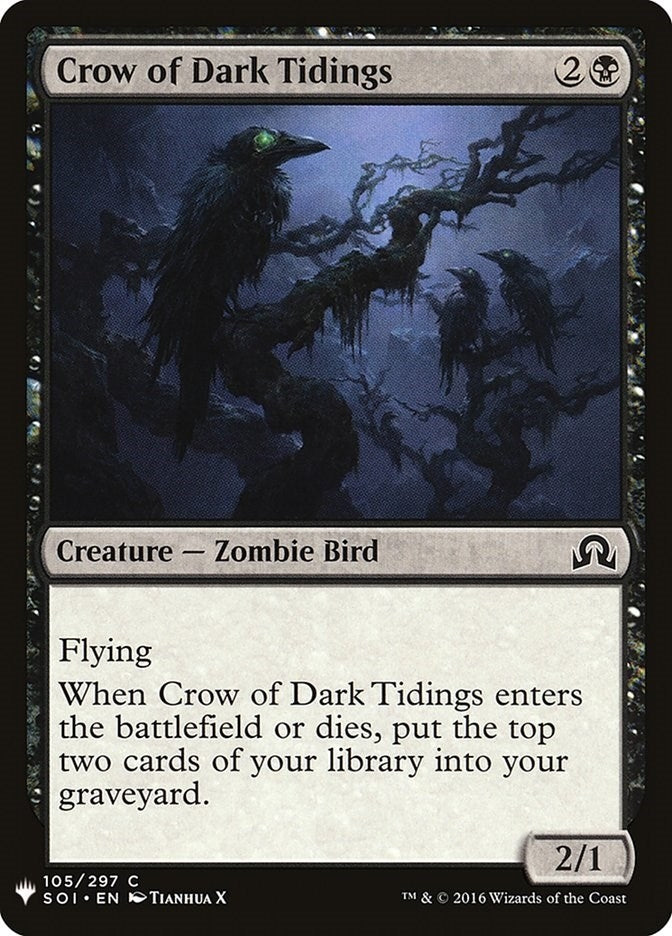 Image for Crow of Dark Tidings (105) [The List Reprints]