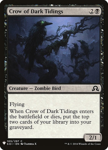 Image for Crow of Dark Tidings (105) [The List Reprints]