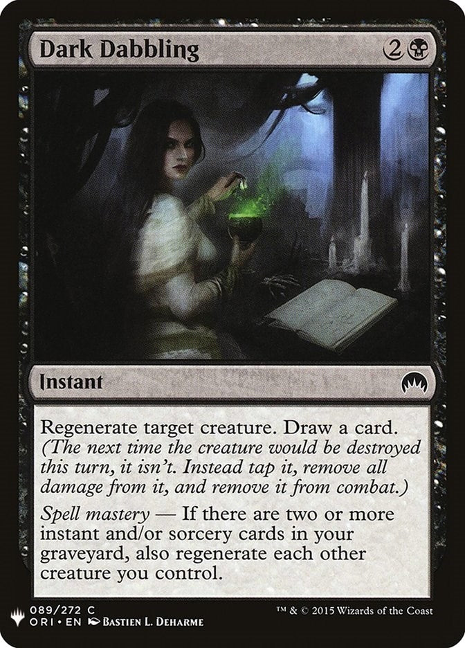 Image for Dark Dabbling (89) [The List Reprints]