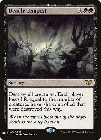 Image for Deadly Tempest (19) [The List Reprints]