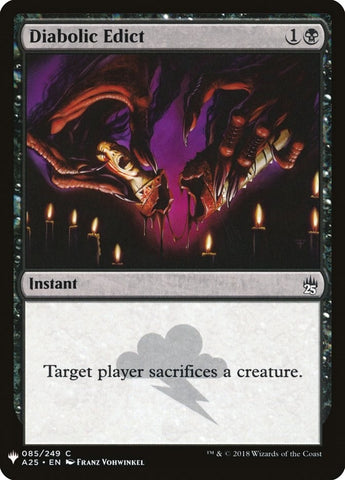 Image for Diabolic Edict (85) [The List Reprints]