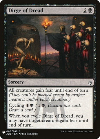 Image for Dirge of Dread (86) [The List Reprints]