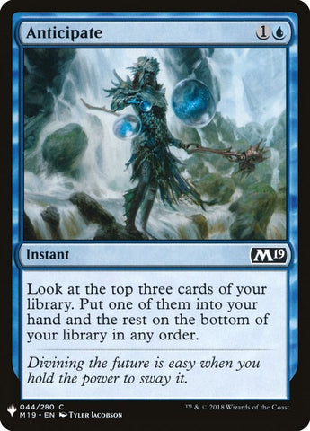 Image for Anticipate (44) [The List Reprints]