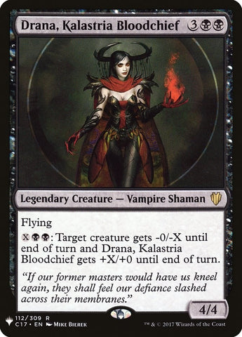 Image for Drana, Kalastria Bloodchief (112) [The List Reprints]