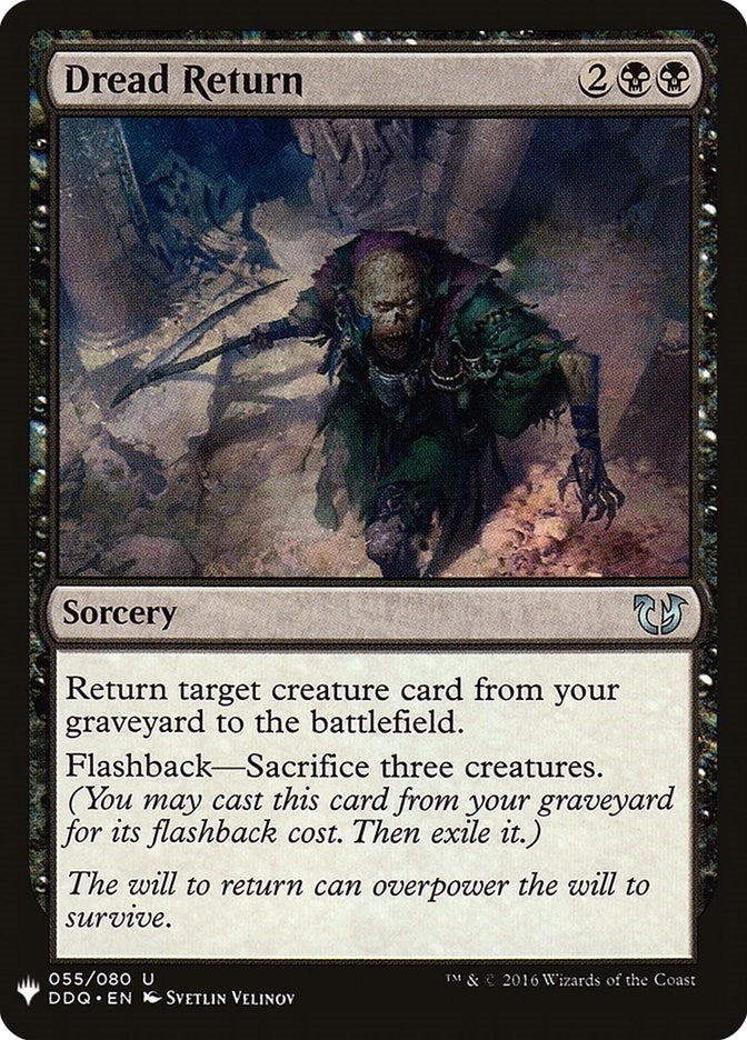 Image for Dread Return (55) [The List Reprints]