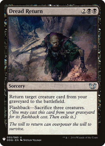 Image for Dread Return (55) [The List Reprints]