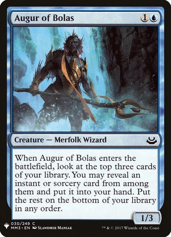 Image for Augur of Bolas (30) [The List Reprints]