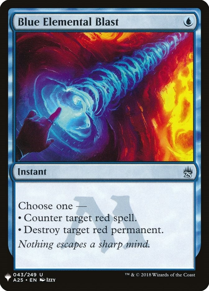 Image for Blue Elemental Blast (43) [The List Reprints]