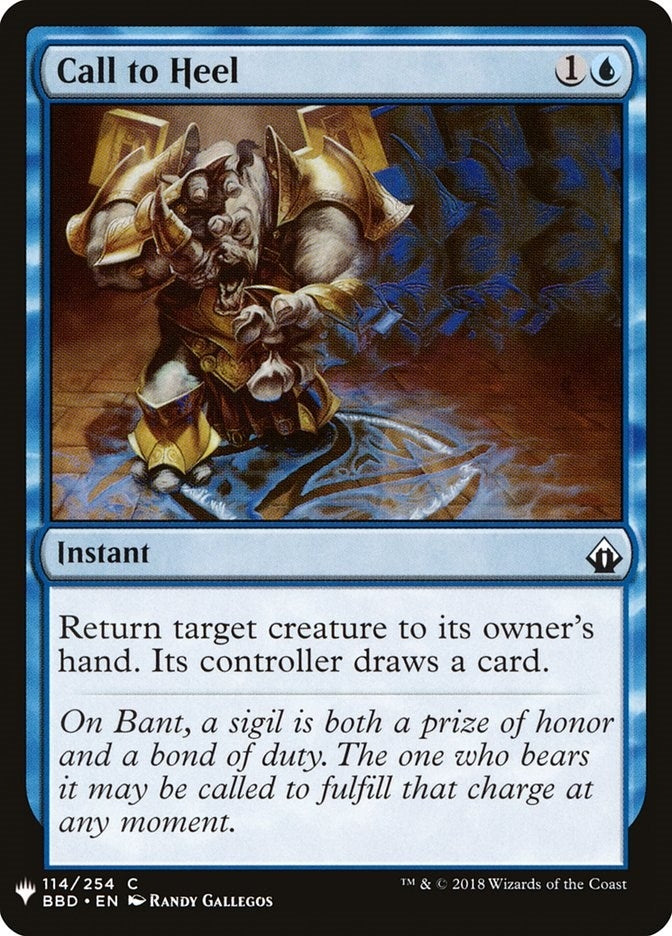 Image for Call to Heel (114) [The List Reprints]